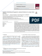 Cognitive Functioning and Aggressive Antisocial Behaviors in Young Offenders