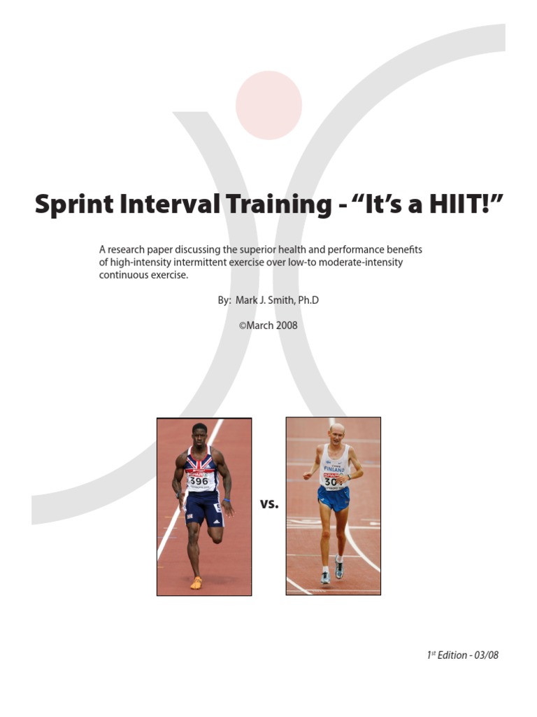 Sprint interval training 1 aerobic exercise physical exercise