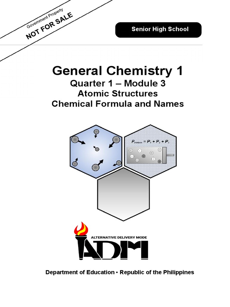 General Chemistry 1: Quarter 1 Module 3 | PDF | Chemical Compounds ...