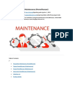 Maintenance