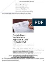 Contoh Form Performance Appraisal - Blog LinovHR