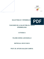 Funciones Salud Pública Epidemiología