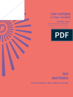 Informe Final No Mataras Narrativa Historica
