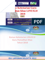 Slot Kelestarian Kursus LINUS2.0 2018