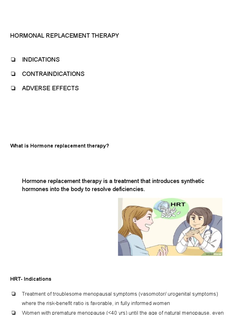 Hormone Therapy for Menopausal Women | PDF | Hormone Replacement ...