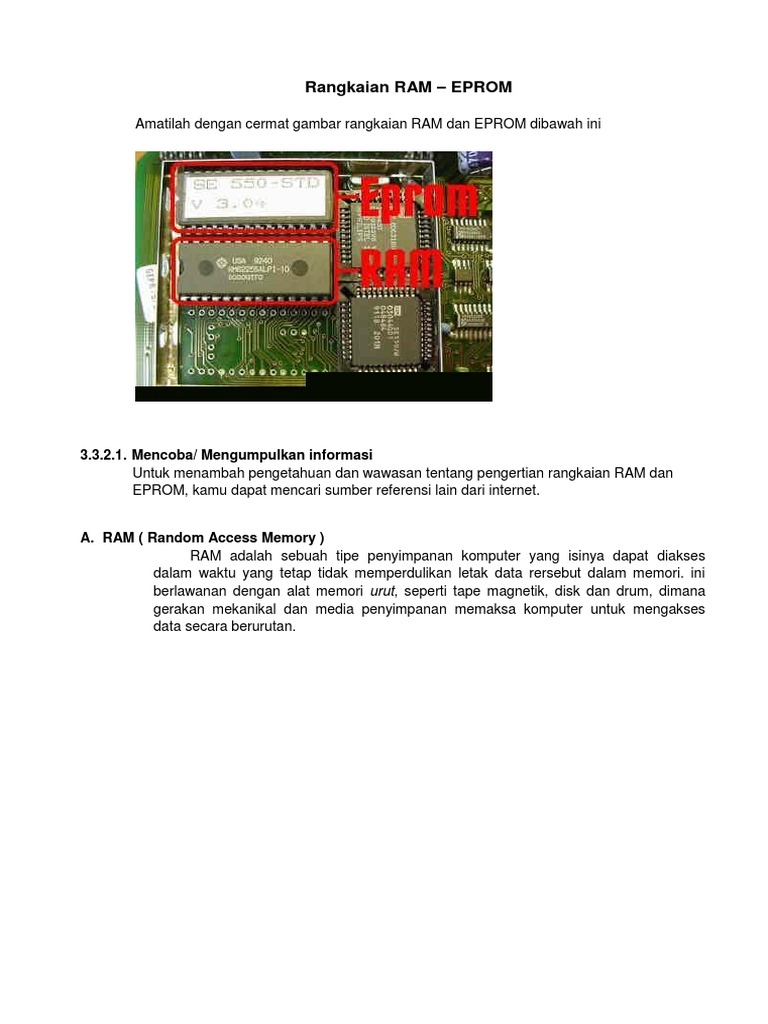 Bab III 3. Rangkaian Ram | PDF