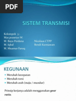 Download SISTEM TRANSMISI kendaraan by sriyanto arileksana SN58515972 doc pdf