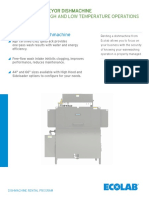 ECL-LW Conveyor Dishmachine Sell Sheet - 55005 - PDF