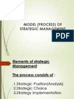 Strategic Management Model and Levels
