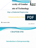 Chapter 01 Entrepreneurship