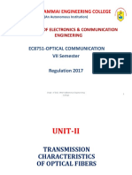 SRM Valliammai Engineering College Optical Communication Notes