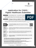 Application For CHAS / Higher Healthcare Subsidies: Benefits