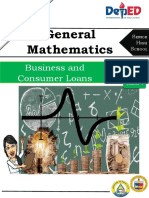 General Mathematics: 10 Business and Consumer Loans