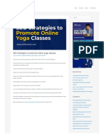 Alokbadatia Com SEO Strategies To Promote Online Yoga Classes
