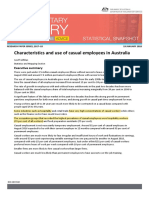 Casual Work - K12 - Parliamentary Library Research Paper Series, 2017-18 - Statistical Snapshot