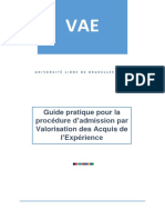 Guide Pratique Pour La Procedure D Admission Par Vae - 1573057630529 PDF