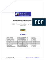 Requirements Analysis (Deliverables 1 and 2)