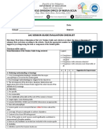 Template 7 - Session Guide Evaluation Checklist