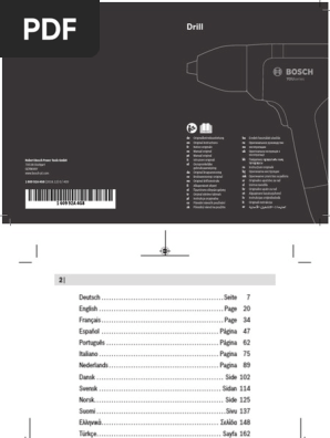 Bosch YOUseries Drill | PDF | Battery Charger | Rechargeable Battery