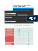 EX1: Regardez Le Document. À Quoi Sert Cette Page Internet ? Écoutez Les Phrases Et Cochez La Bonne Colonne