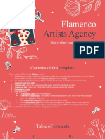 Flamenco Artists Agency by Slidesgo