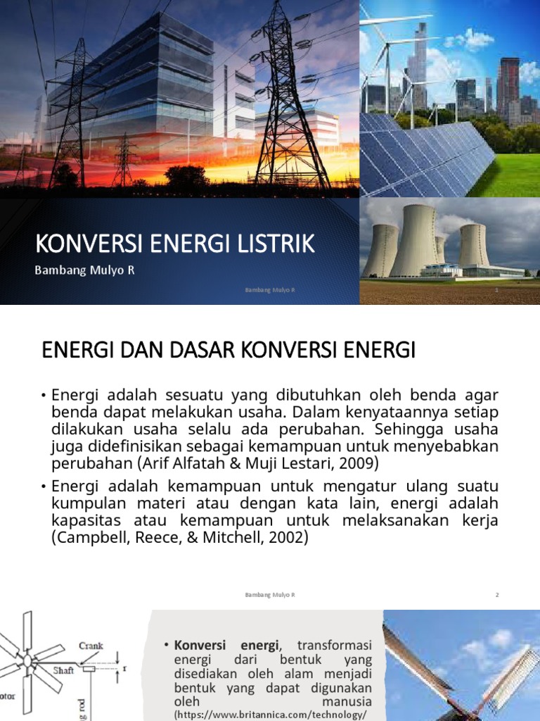 Konsep Konversi Energi | PDF