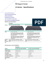 Brosur HPE 4510G Switch Series - Specifications