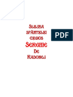 25 Septembrie Si 5 Iulie Slujba Sfantului Cuvios Serghie de La Radonej