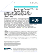 Prevalence and Risk Factors of Post-Covid-19 Condition in Adults and Children at 6 and 12 Months After Hospital Discharge: A Prospective, Cohort Study in Moscow (Stopcovid)