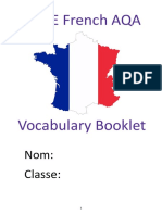 French Vocab Book 2019 20