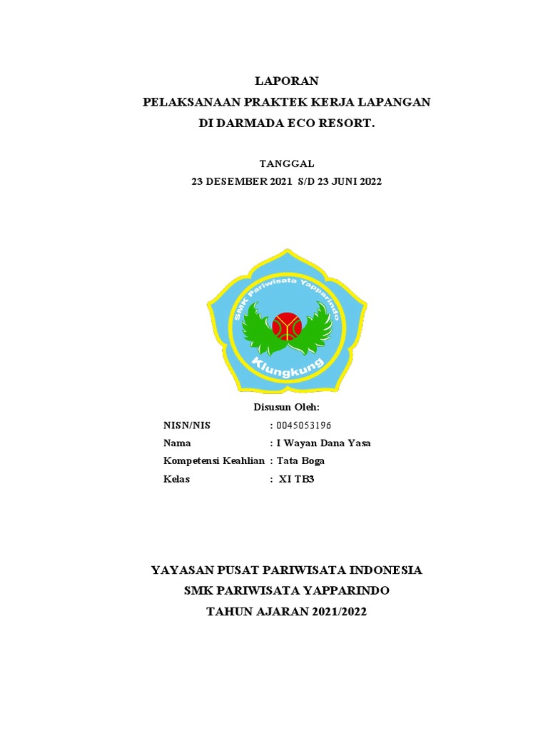 TEMPLATE LAPORAN PKL Edited 2 PDF