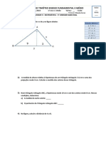 ATIVIDADE II 1° ANO Matemática - I BIM