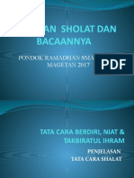 Gerakan Sholat Dan Bacaannya