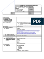 Learning Area Learners With Special Educational Needs (LSEN) Learning Delivery Modality Modular Distance Learning Modality