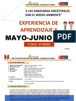 EXPER. DE APREND. 3 SEXTO D (Mayo-Junio-2022) (Autoguardado)
