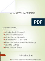 CHAPTER ONE - Intro To Research