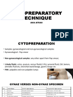 Cytopreparatory Technique: Ama Afrah