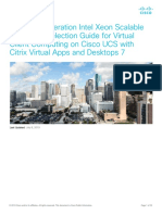 Second-Generation Intel Xeon Scalable Processor Selection Guide For Virtual Client Computing On Cisco UCS With Citrix Virtual Apps and Desktops 7