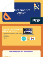 Copy of Blue and Yellow Illustrated Mathematics Lesson Education Presentation