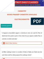 Chemistry Books Pradeep Chemistry (Hinglish) Electrochemistry