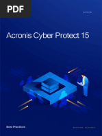 AcronisCyberProtect 15 Best Practices en-US