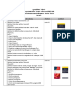 Spesifikasi Teknis Dan Gambar Revisi