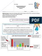 Matemáticas 3ºA Guía 4 Gráficos de Barras Unidad 3