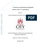 Nonlinear Classical and Quantum Integrable Systems With PT - Symmetries