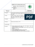 Sop Pembuatan Laporan Bulanan + Daftar Tilik Fix