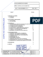 P.SGC - DG-01, Rev 6 Control de Documentos