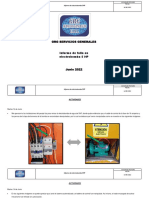 Informe de Falla en Electrobomba 5HP