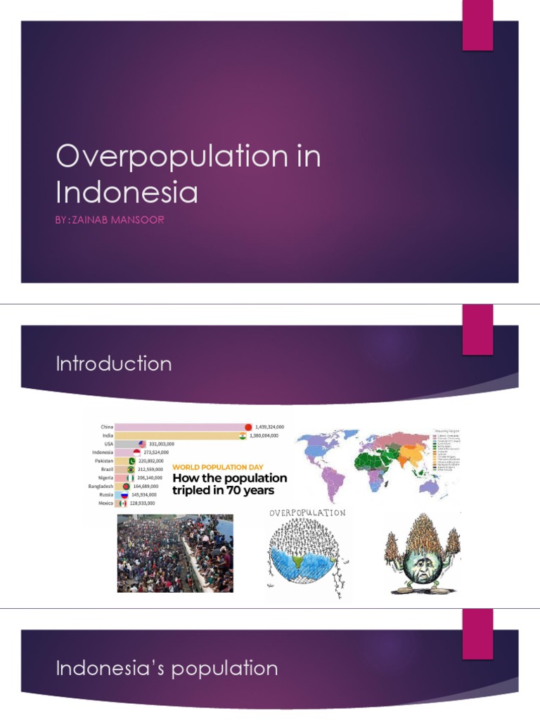 Overpopulation in Indonesia PDF