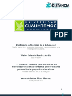 Necesidades Externas e Internas Que Orientan La Planeación de Proyectos Educativos - Ramírez - Walter