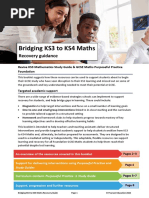 KS3 Maths Revision Guide KS4 Purposeful Practice Recovery Guidance